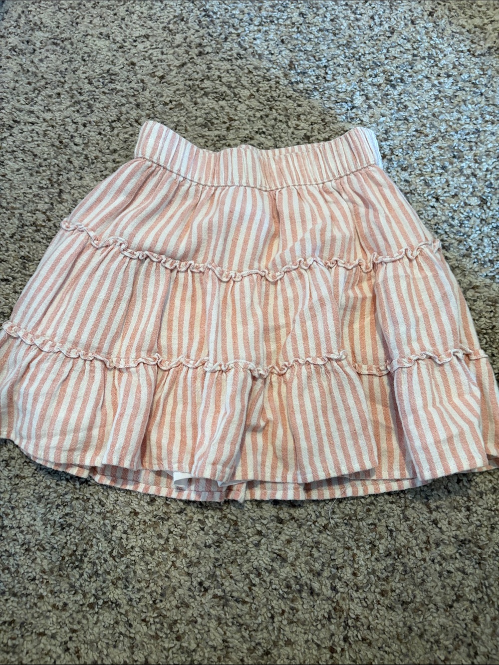 Striped Pink Kid's Skirt